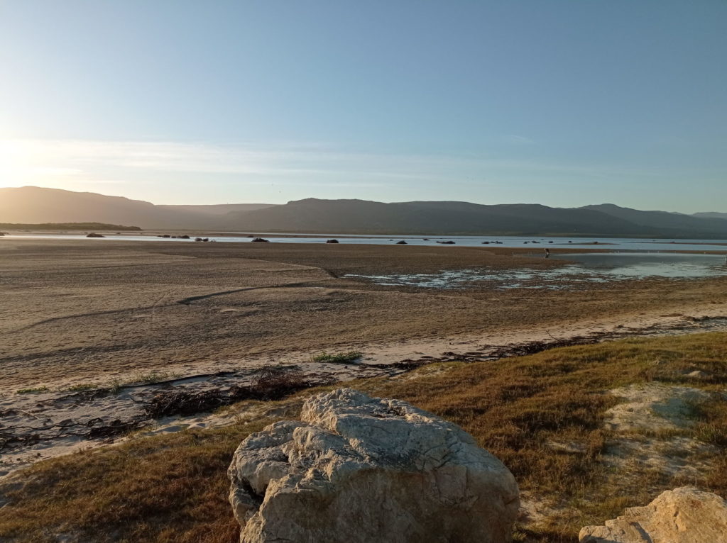 Massive accumulation of sand within the Bot Estuary into what used to be some of the deepest water.