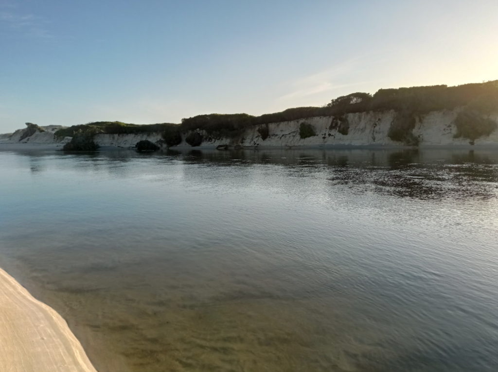 Damage within the Bot Estuary, erosion of the west bank